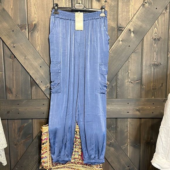 Satin Jogger Pants